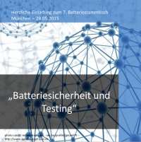 7. Runde - Fokus Batteriesicherheit und Testing