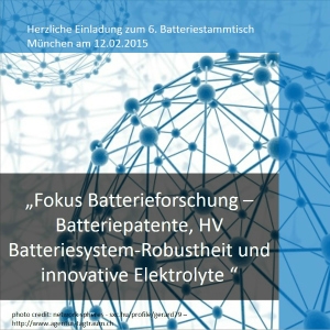 6. Runde - Fokus Batterieforschung: Batteriepatente, HV Batteriesystem-Robustheit und innovative Elektrolyte