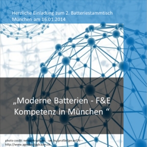 2. Runde - moderne Batterien - F&amp;E Kompetenz in München