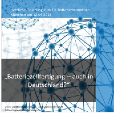 11. Runde - Innovation/Start-ups im Bereich Batterien – ein Ökosystem in Deutschland?